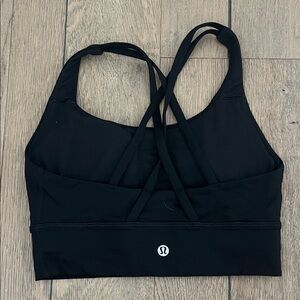 lululemon athletica Strappy Black Sports Bra